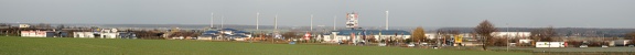 Panorama des Gewerbegebietes