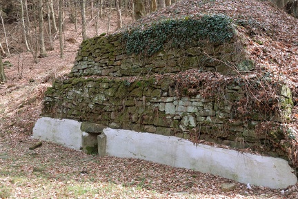 Quellfassung im Fuchsbachtal im Jahr 2010