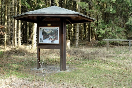 Informationstafel am Kammweg