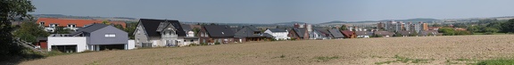 Panorama, gesehen von der Einsteinstraße