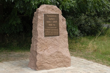 Geografisches Zentrum Barsinghausens Denkmal der Flurbereinigung