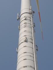 Windkraftanlage bei Bantorf nahe der A2