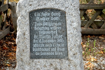 Tafel zur Luthereiche