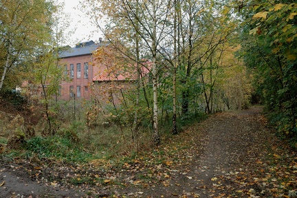 Ehemaliges Generatorenhaus der Zeche, vom Deisterpark aus gesehen