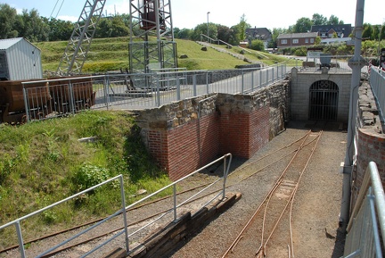Besucherbergwerk, Einfahrt zum Stollen