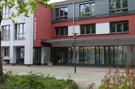 Das Rathaus II am Bahnhof nach der Renovierung