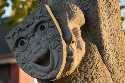Skulptur in der Bahnhofstraße