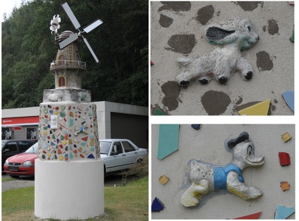 Das Kunstobjekt an der Egestorfer Straße am 8.9.2012