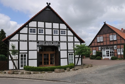 Restaurierte Häuser