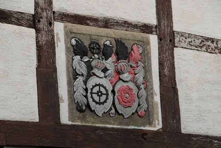 Wappen im Eingang zum Rittergut
