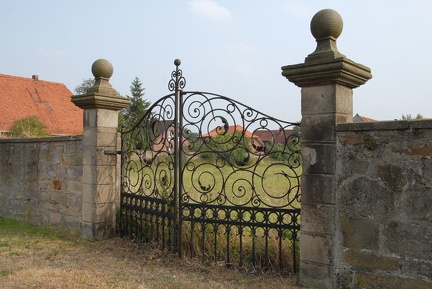 Mauer des Rittergutes in der Mindener Straße