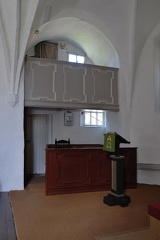 Kleine Loge gegenüber der Kanzel