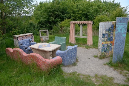 Wohnzimmer im Freien